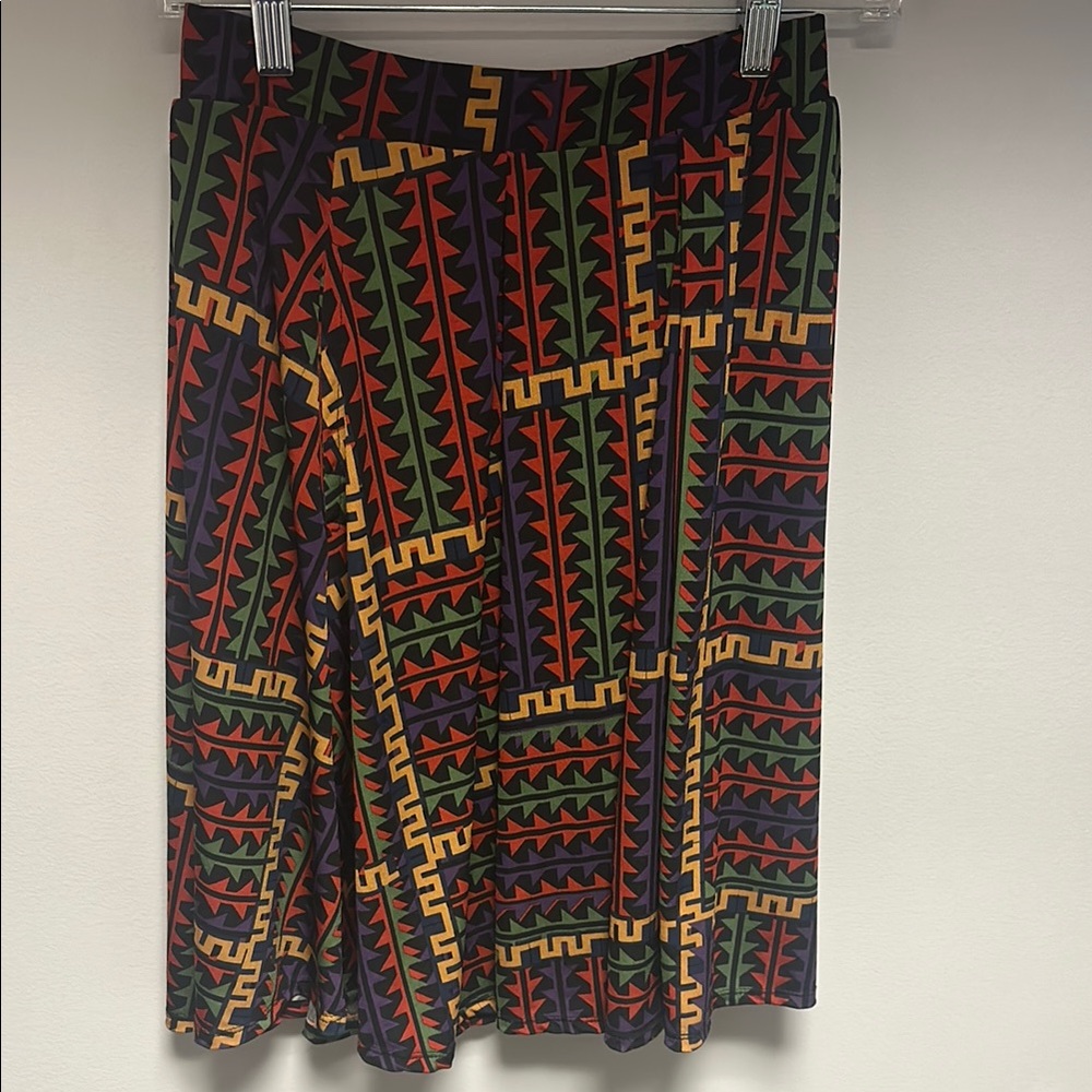 Lularoe Colorful Geometric Patterned Skirt